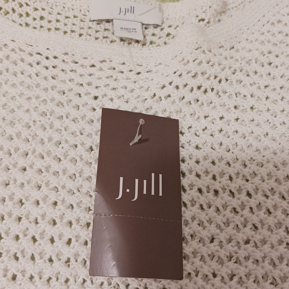 J . Jill brand new sweater  boat neck size médium